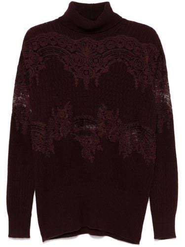 Wool Turtle-neck Jumper - Ermanno Scervino - Modalova