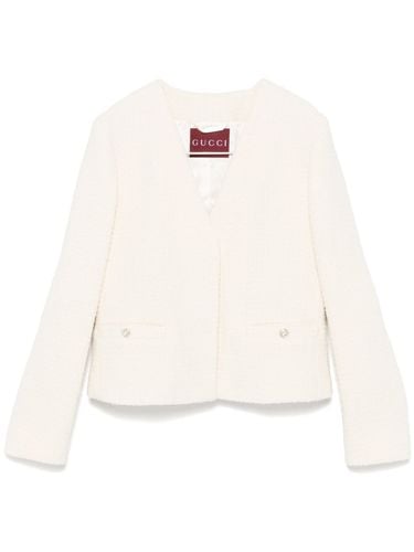 GUCCI - Bouclé Wool Jacket - Gucci - Modalova