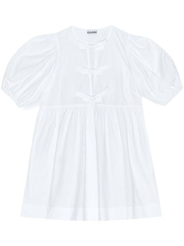 GANNI - Organic Cotton Mini Dress - Ganni - Modalova