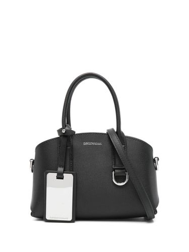 Recycled Leather Small Tote Bag - Emporio Armani - Modalova