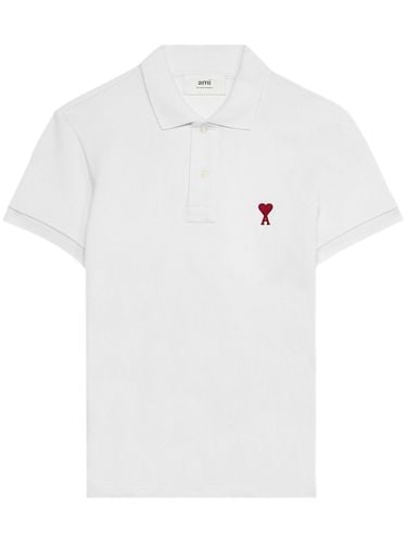 Ami De Coeur Organic Cotton Polo Shirt - Ami Paris - Modalova