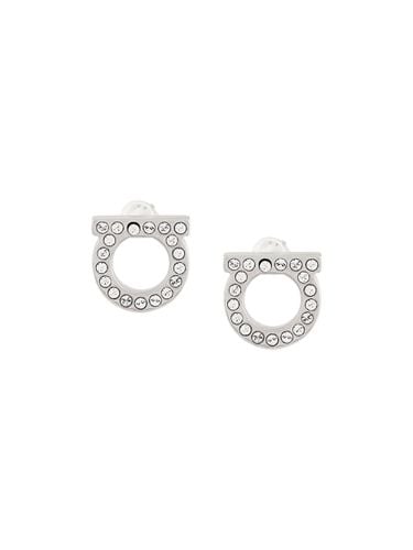 Gancini Crystal (s) Earrings - Ferragamo - Modalova