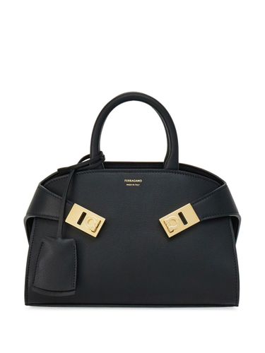 Hug Mini Leather Tote Bag - Ferragamo - Modalova