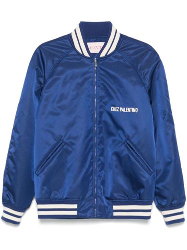 Logo Nylon Bomber Jacket - Valentino - Modalova