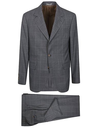 Wool Single-breasted Suit - Brunello Cucinelli - Modalova