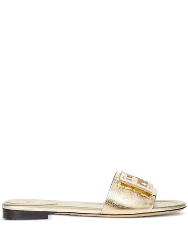 Baguette Leather Flat Sandals - Fendi - Modalova