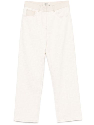 FENDI - Cotton Slim Trousers - Fendi - Modalova