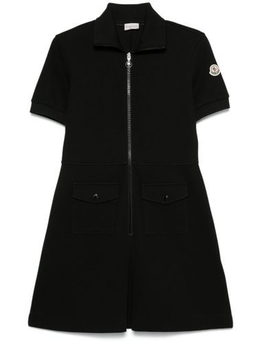 MONCLER - Cotton Blend Polo Dress - Moncler - Modalova