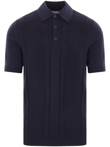 Knitted Cotton Polo Shirt - Brunello Cucinelli - Modalova