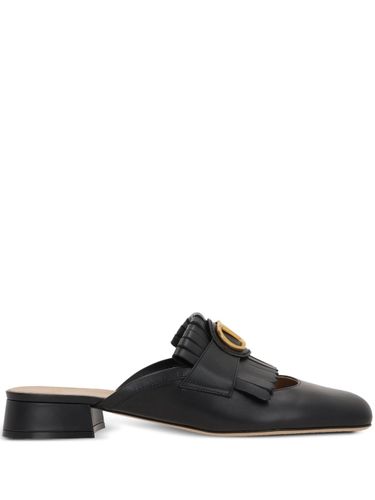 Vlogo Signature Leather Slippers - Valentino Garavani - Modalova