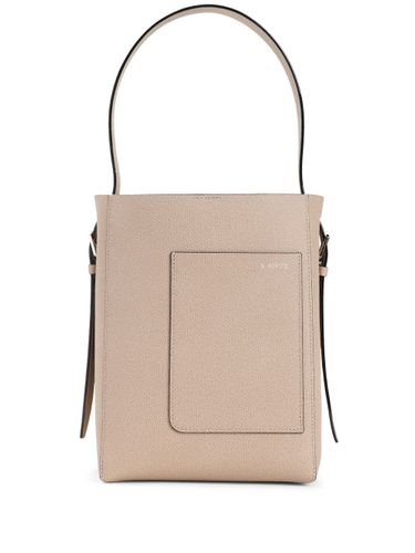 VALEXTRA - Small Leather Bucket Bag - Valextra - Modalova