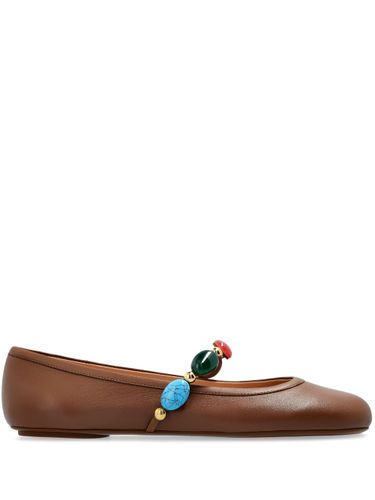 Shanti Leather Ballet Flats - Gianvito Rossi - Modalova