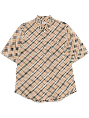 BURBERRY - Check Motif Shirt - Burberry - Modalova