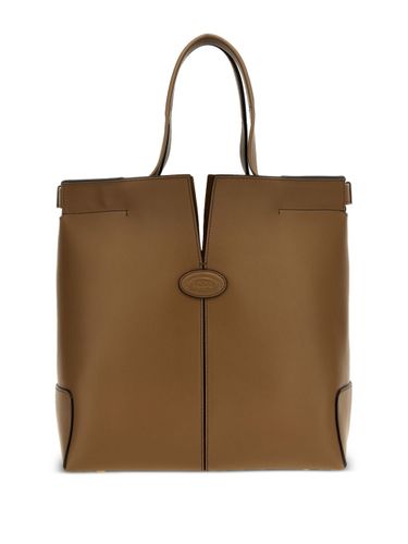 Di Bag Folio Small Leather Tote - Tod's - Modalova