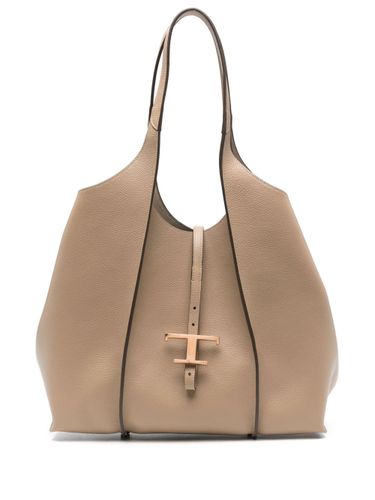 T Timeless Medium Leather Tote Bag - Tod's - Modalova