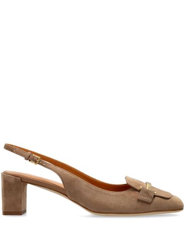 Suede Leather Slingback Pumps - Tod's - Modalova