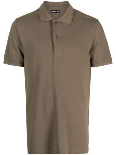 TOM FORD - Cotton Polo Shirt - Tom Ford - Modalova