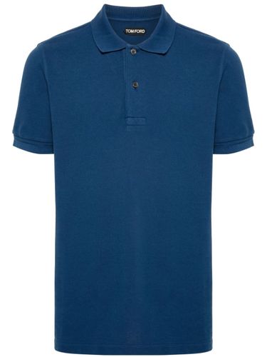 TOM FORD - Cotton Polo Shirt - Tom Ford - Modalova