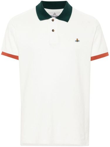 Logo Cotton Polo Shirt - Vivienne Westwood - Modalova