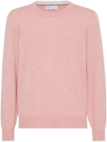 Cashmere Crewneck Sweater - Brunello Cucinelli - Modalova