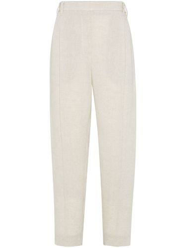 BRUNELLO CUCINELLI - Linen Trousers - Brunello Cucinelli - Modalova