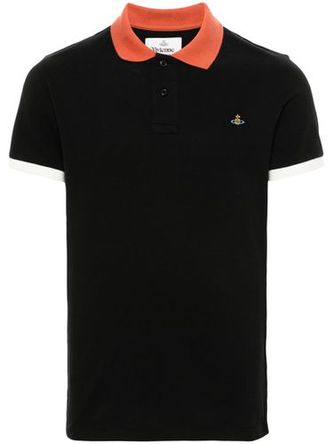 Logo Cotton Polo Shirt - Vivienne Westwood - Modalova