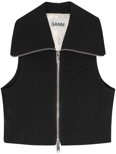 GANNI - Zipped Vest - Ganni - Modalova