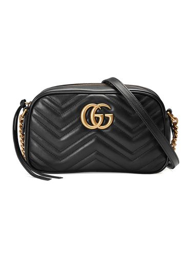 Gg Marmont Small Leather Shoulder Bag - Gucci - Modalova