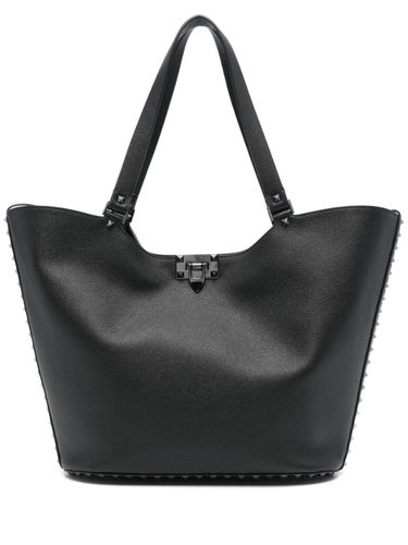 Rockstud Leather Tote - Valentino Garavani - Modalova