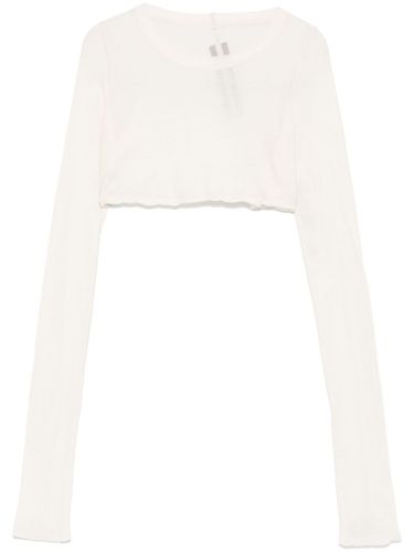 RICK OWENS - Cotton Cropped Top - Rick Owens - Modalova