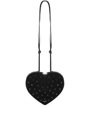 Le Coeur Strass Embellished Crossbody Bag - AlaÏa - Modalova