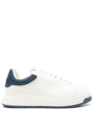 EMPORIO ARMANI - Leather Sneakers - Emporio Armani - Modalova