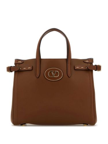 Antibes Small Leather Tote Bag - Valentino Garavani - Modalova