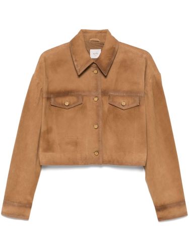 ALYSI - Suede Leather Overshirt - Alysi - Modalova