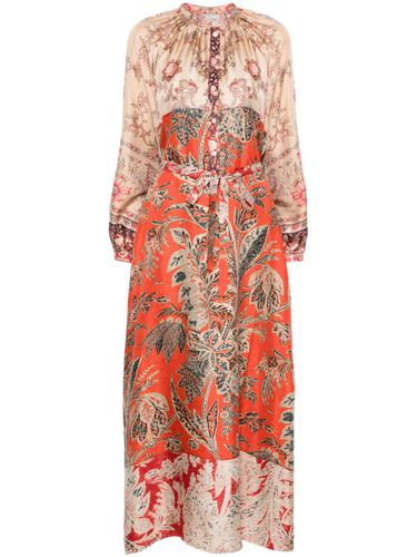 Printed Silk Maxi Dress - Pierre-Louis Mascia - Modalova