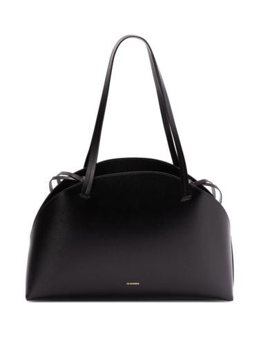 Curve Medium Leather Shoulder Bag - Jil Sander - Modalova