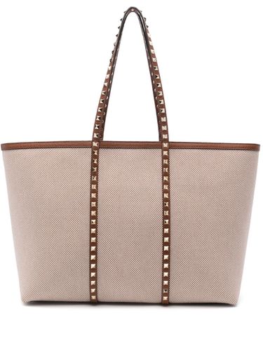 Rockstud Canvas Medium Tote - Valentino Garavani - Modalova