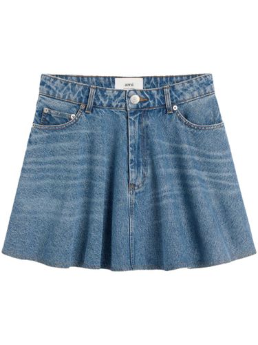 AMI PARIS - Denim Mini Skirt - Ami Paris - Modalova