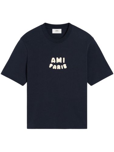 Logo Organic Cotton T-shirt - Ami Paris - Modalova