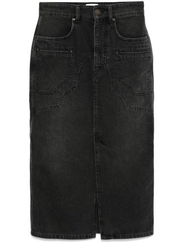 Britt Denim Midi Skirt - Isabel Marant - Modalova