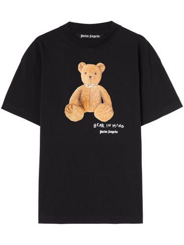 Bear In Mind Cotton T-shirt - Palm Angels - Modalova