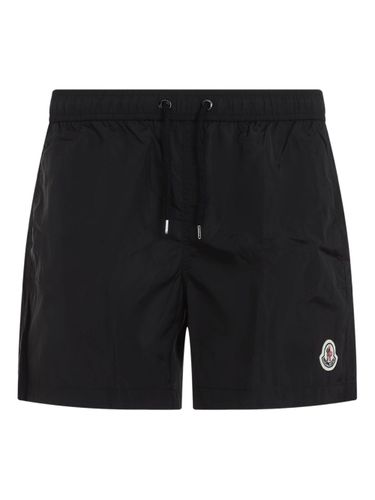 MONCLER - Logo Swim Shorts - Moncler - Modalova