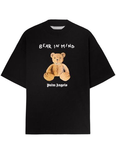 Bear In Mind Cotton T-shirt - Palm Angels - Modalova