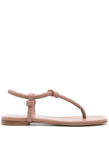 Juno Leather Thong Sandals - Gianvito Rossi - Modalova