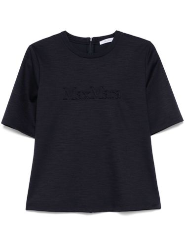 MAX MARA - Logo Wool T-shirt - Max Mara - Modalova