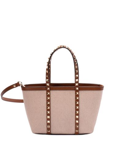 Rockstud Canvas Mini Tote - Valentino Garavani - Modalova