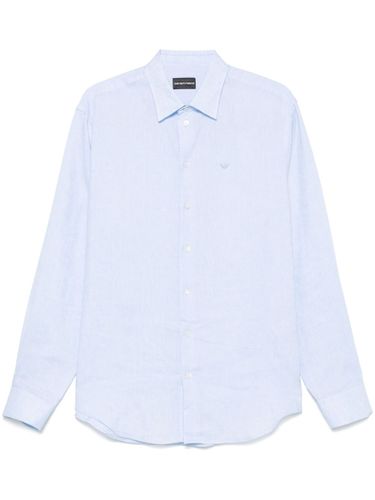 EMPORIO ARMANI - Linen Shirt - Emporio Armani - Modalova