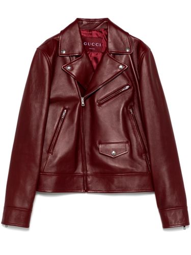 GUCCI - Leather Jacket - Gucci - Modalova