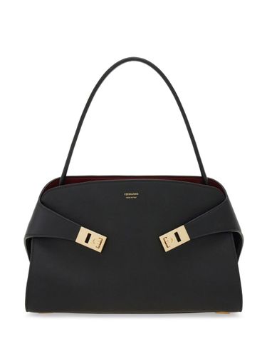 Hug Small Leather Tote Bag - Ferragamo - Modalova