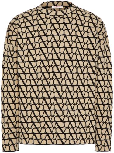 VALENTINO - Wool Textured Sweater - Valentino - Modalova